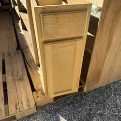 One only available 12 in. W x 24 in. D x 34.5 in. H Assembled Base Kitchen Cabinet come wt shell  Only $80