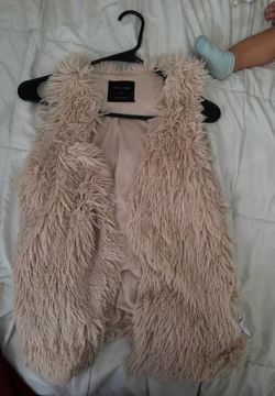 Faux fur vest