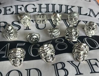 Stainless Steel Skull Rings $8 Each