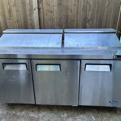 Atosa 3 Door Prep Fridge