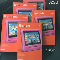 Amazon fire HD tablets