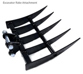 Mini Excavator Attachment “Rake”