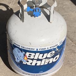 Full Blue Rhino Propane Tank Amerigas