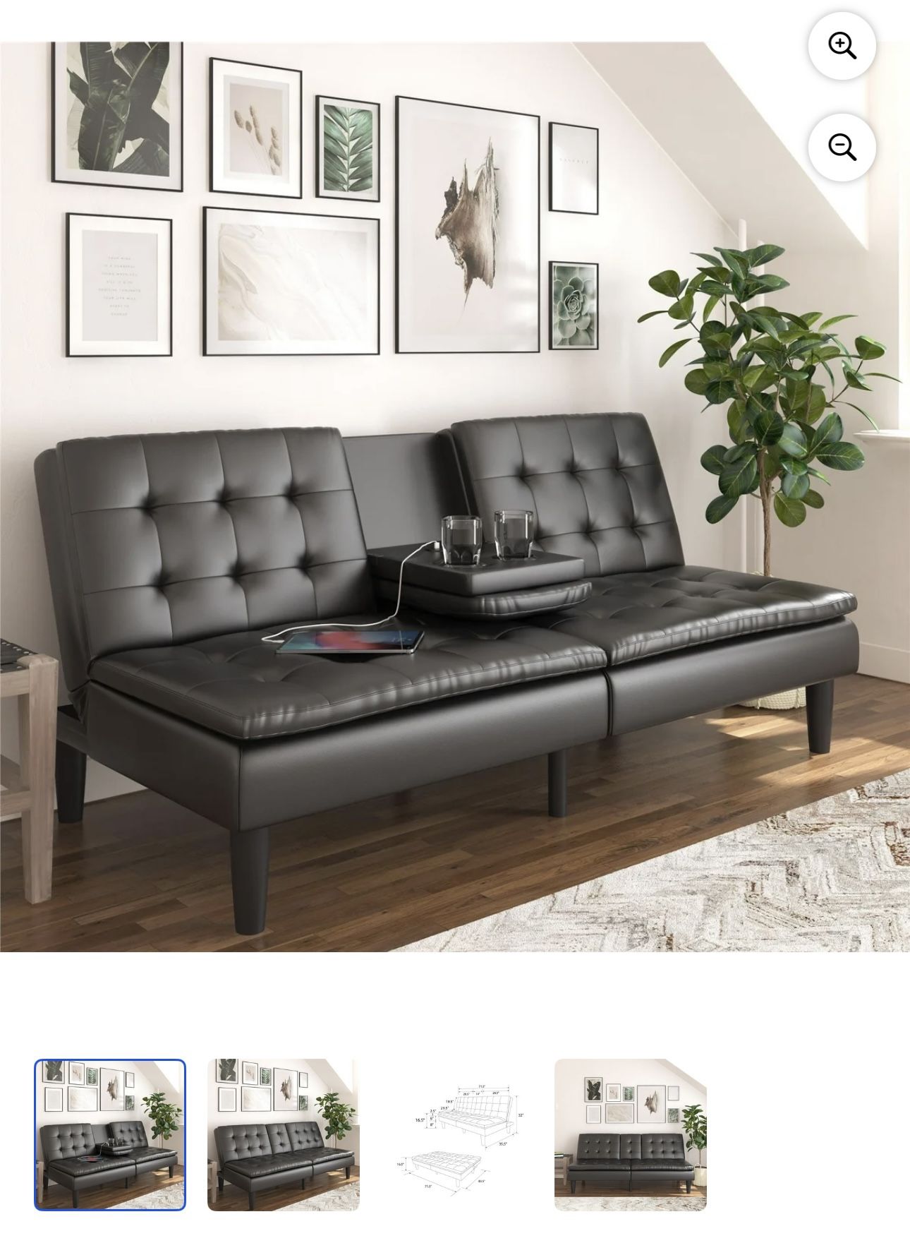 Black Futon