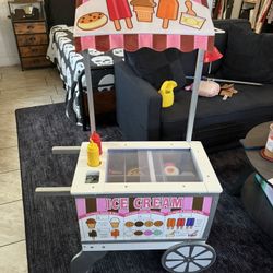 Kids Ice Cream/ Hot Dog Toy Cart