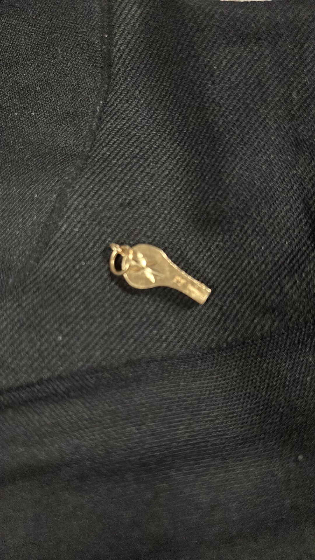 14 Karat Gold Whistle Charm