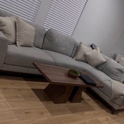 Lightly Used Sectional Couches With Coffee Table