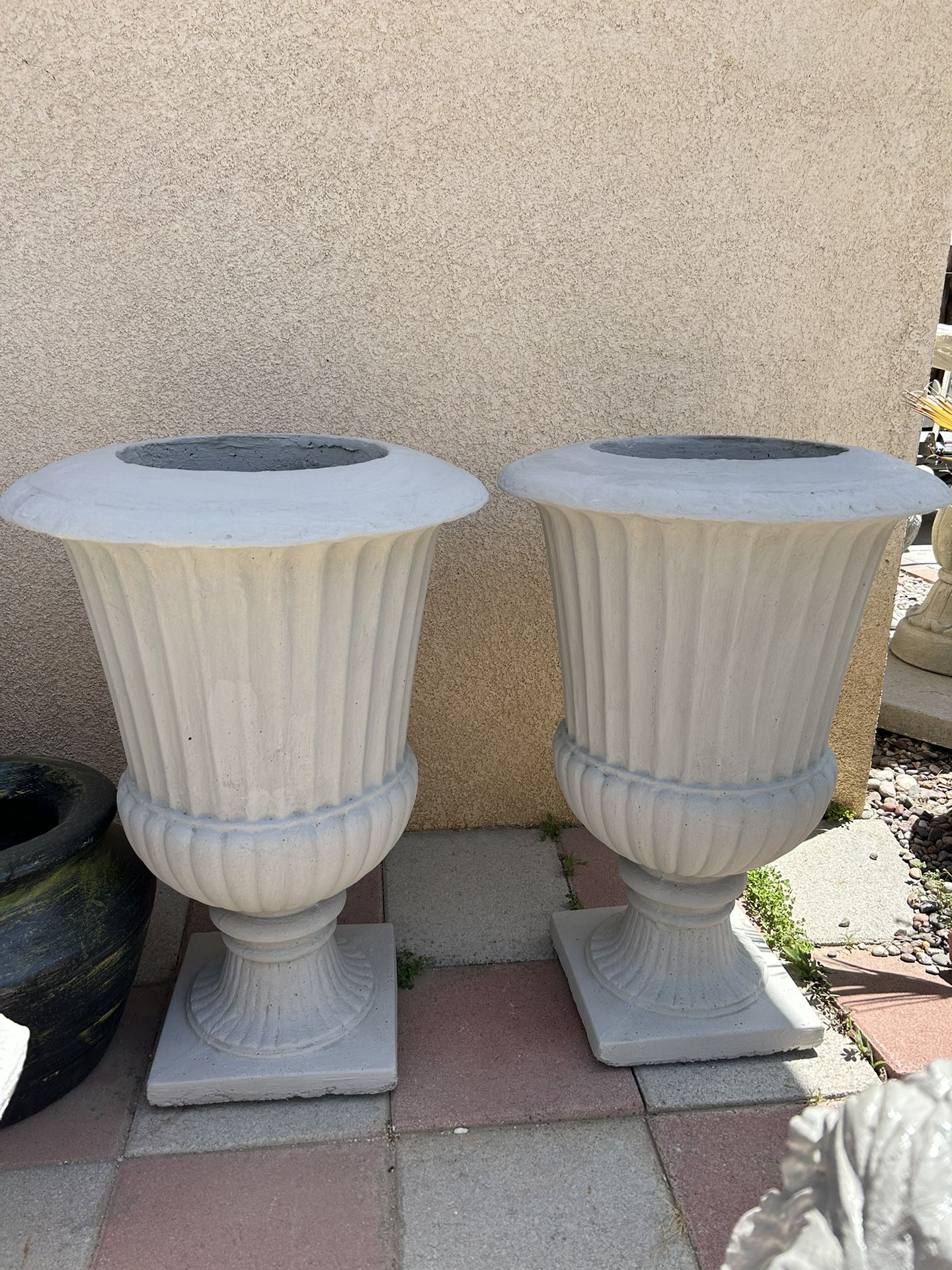 New Flower Pots Made Out Of Cement Perfect Gift 🎁