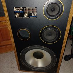 Acoustic Monitor Set Of Speakers Mint Condition 12 Inch etc Only Pick Up 