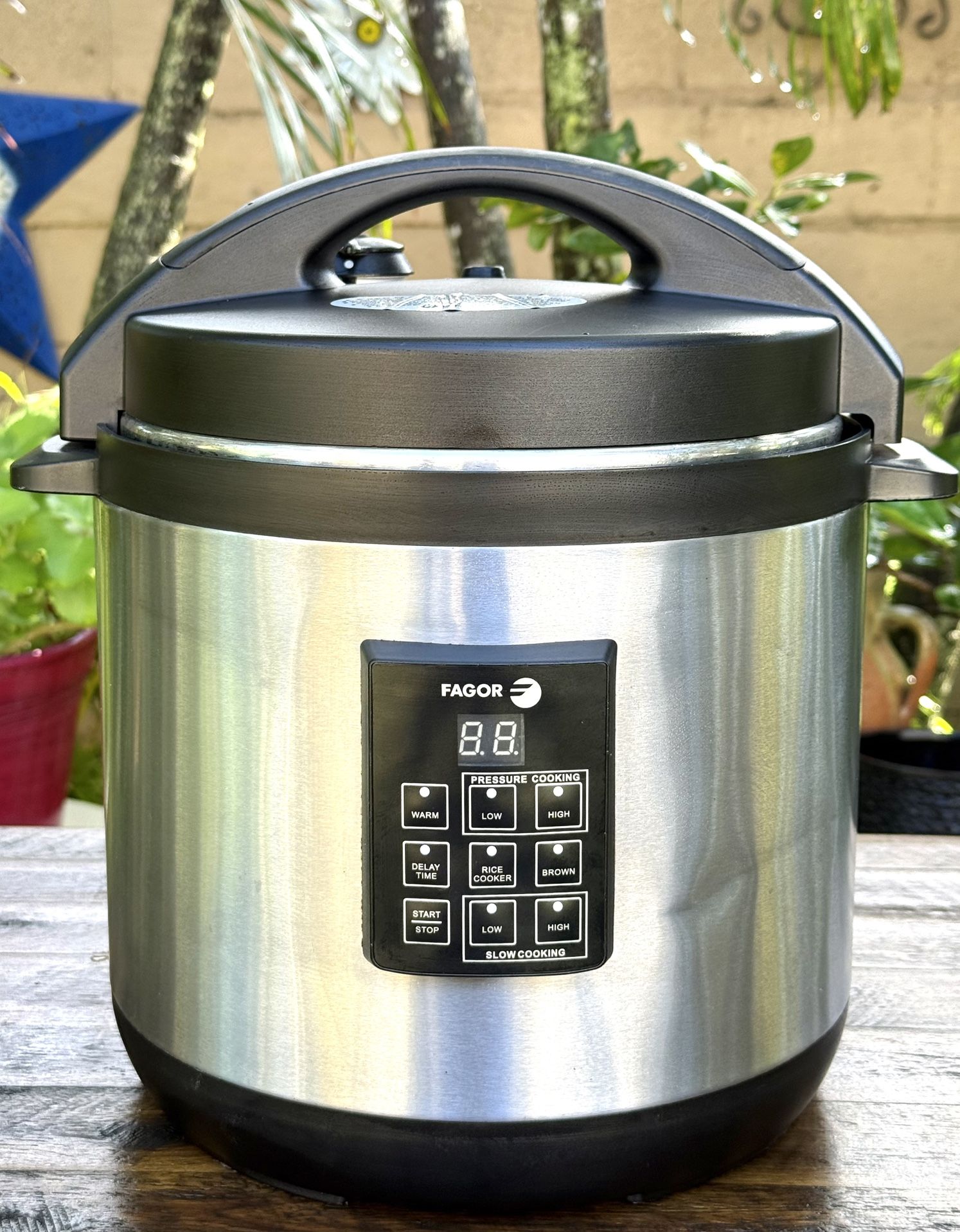 Fagor Electric Multi-Cooker – 6 Quart Digital Pressure Cooker