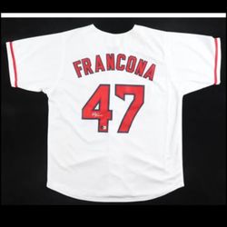 Terry Francona Signed Jersey 