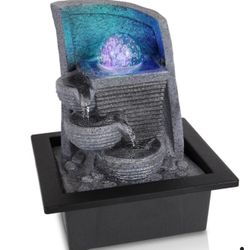 Led Desk Water Fountain 