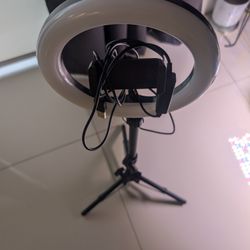 Ring Light  with cell phone holder