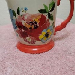Pioneer Woman Stoneware Floral Spring Bouquet Melody 4 Cup Measuring Cup Discontinued 