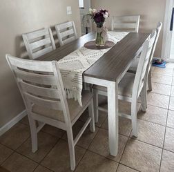 Ashley Dining Table Set with 6 Chairs