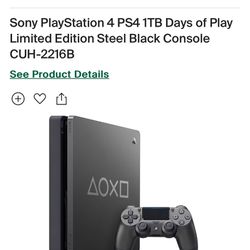 PS4 Days Of Play Slim 