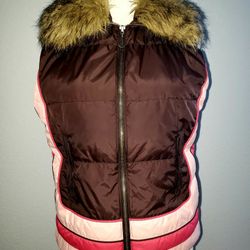 Juicy Couture Puffer Brown And Pink