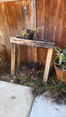 Wood table