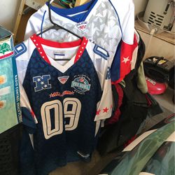 Reebok pro ball jersey and an NFL All-Star jersey sizes large