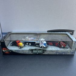 Hot Wheels Designer Dreamz Hauler Truck & Hot Rod Cars Set Diecast Collectible NIB