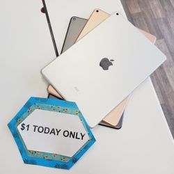 Apple iPad 5th Gen- $1 Today Only