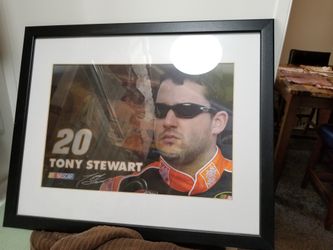 TONY STEWART *LIKE NEW LARGE PICTURE *21x28