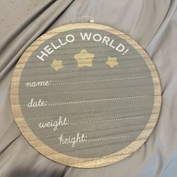 Baby Birth Sign 