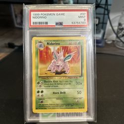 PSA 9 Nidorino Base Set