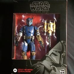 Star Wars The Black Series Heavy Infantry Mandalorian Toy 6-inch Action Figure 