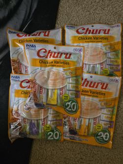 Churu chicken varieties FIVE 20 packs (100 tubes total)