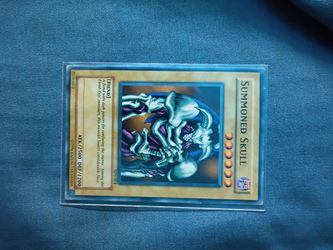 Yugioh SAMPLE PREVIEW summoned skull card