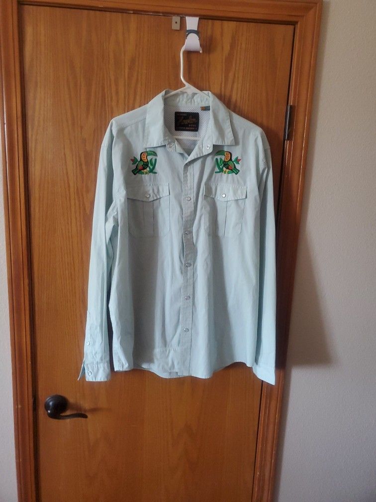 mens howler b.r.o.s pearl snap shirt