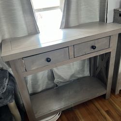 Foyer Table With Drawers 