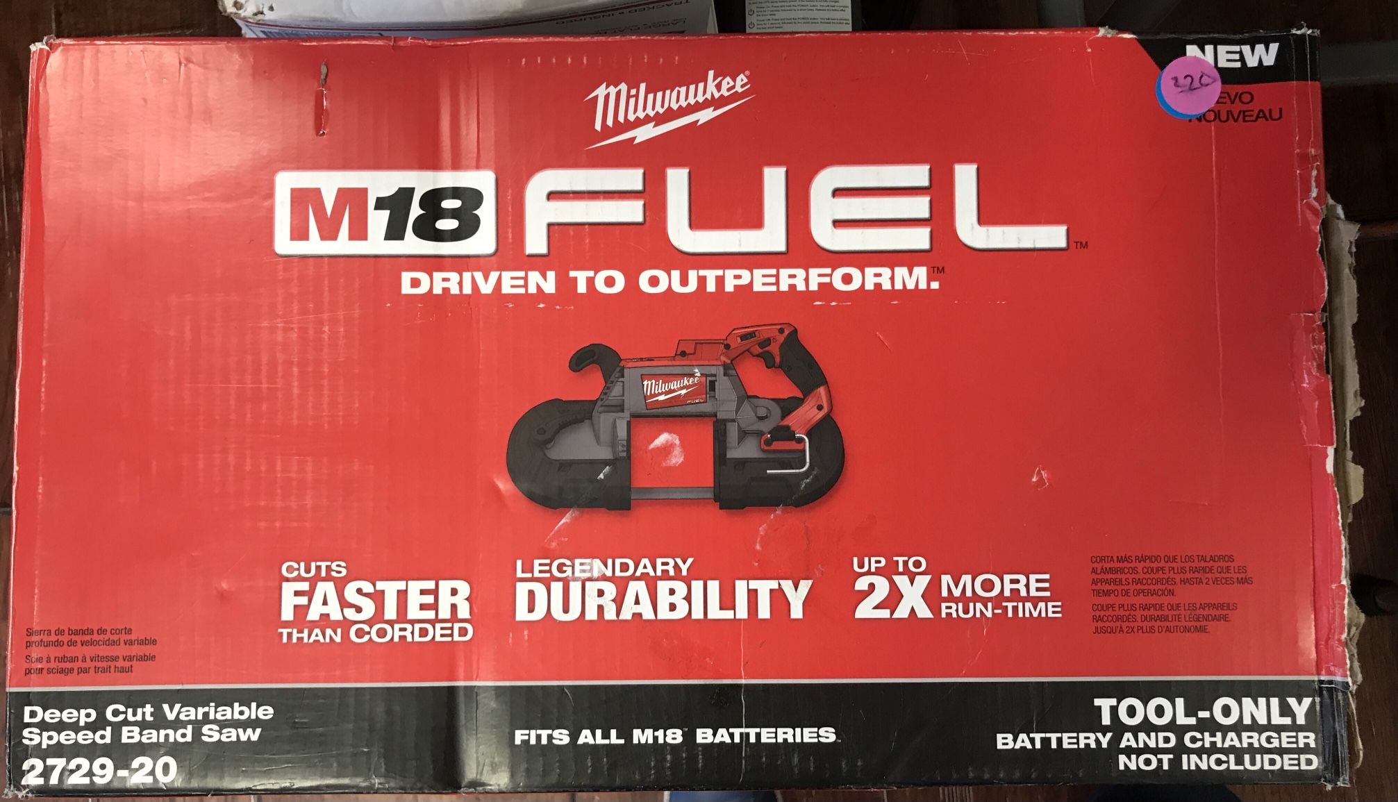 Milwaukee 2729-20 Deep cut Variable Speed Band Saw