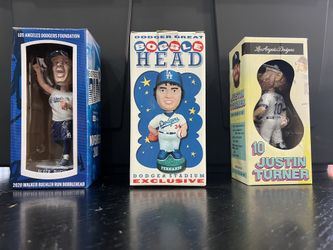 Dodgers Bobble Head Lot Of 3
