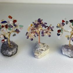 Gemstones Crystal Trees 
