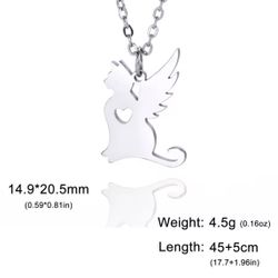 Cat Memorial Pendant Necklace!