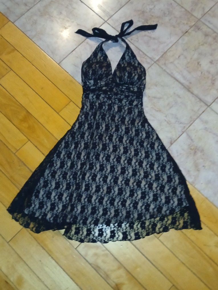 Halter Neck Midi Dress