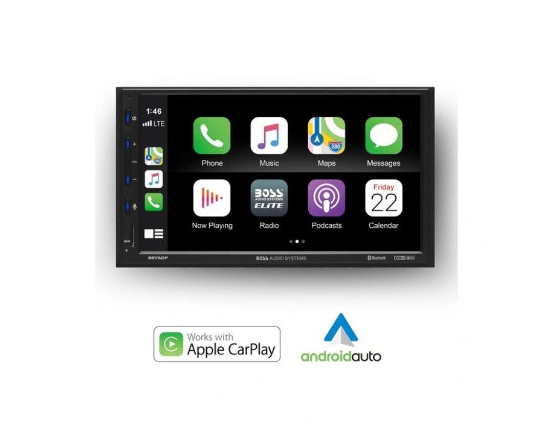 Boss AppleCarPlay AndroidAuto Stereo Receiver Wireless