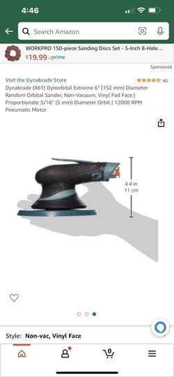 Dynabrade Orbital Sander DA Sander X61