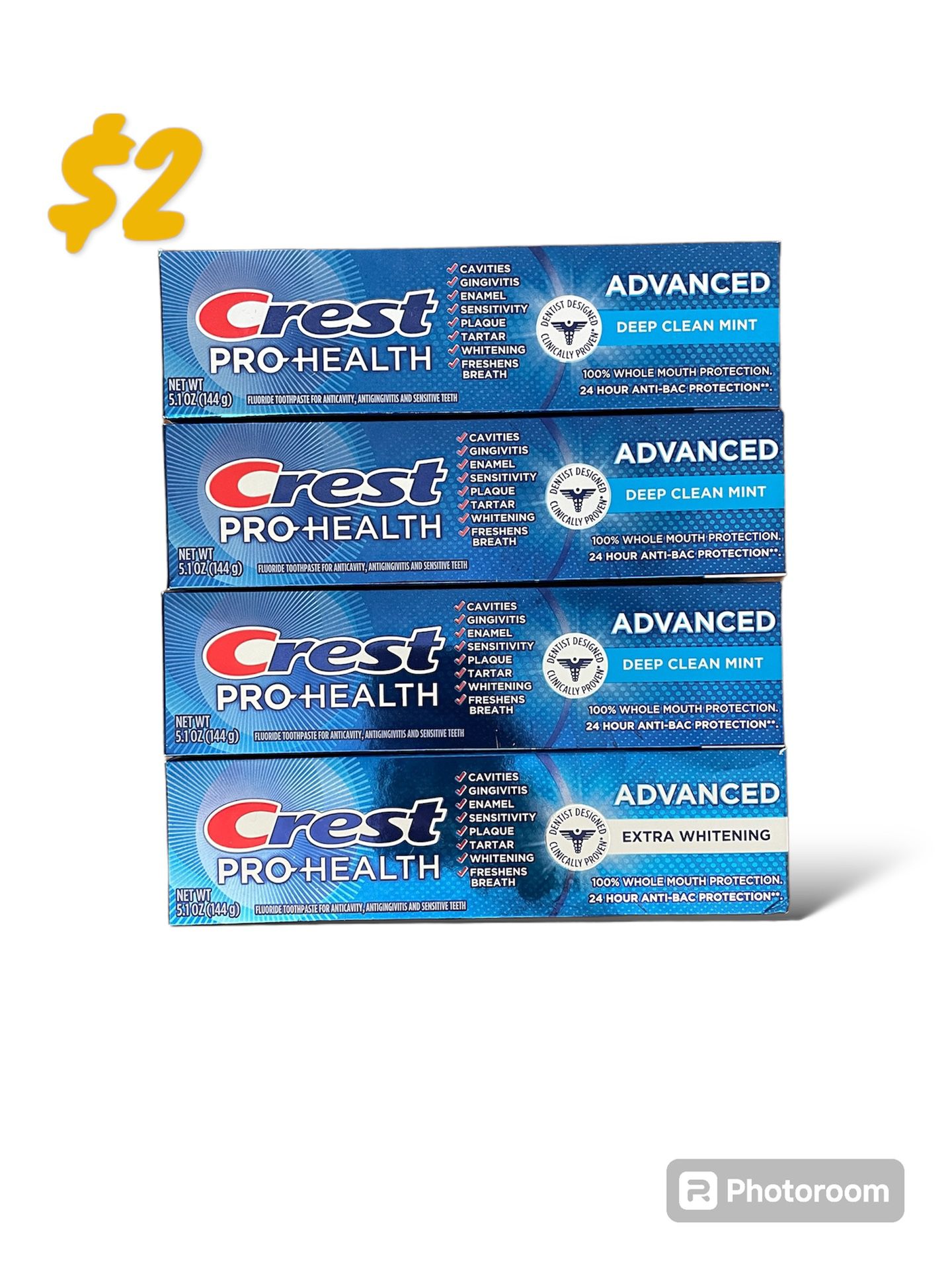 【NEW】Crest Pro Health Advanced Toothpaste 