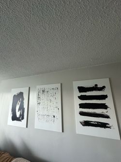 3 Piece Modern Abstract Artwork