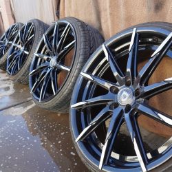 22 Inch LEXANI CONCAVE WHEELS and Tires 🔥🔥 Asking $1300 Obo