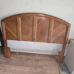 Oak Queen size Headboard