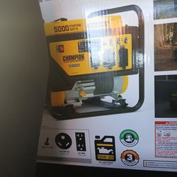 5000 Watt Champion Generator Brand New!