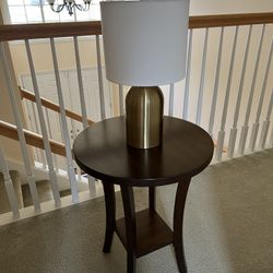 Accent Table And Lamp