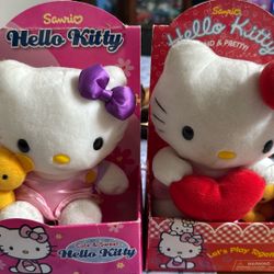 Vintage 2001 Hello Kitty Plush’s 