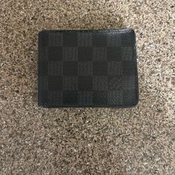 Louis Vuitton Black & Gray Wallet 
