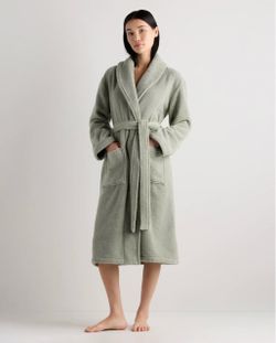 NWOT Quince Women’s Turkish Cotton Terry Robe Sage L
