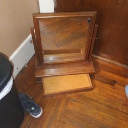 Vanity Mirror And Drawer 